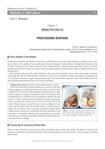 Mushroom Growers Handbook 2  Shiitake Cultivation 190