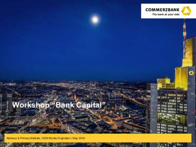 Commerzbank AG Style guide for PowerPoint presentations
