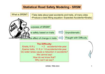 Microsoft PowerPoint - 6. Statistical Road Safety Modeling