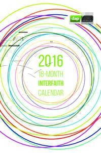 month Interfaith  Calendar