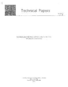 Technical Papers Number 57 June 1994 TECHNIQUES FOR EVALUATING COMPLETENESS OF DEATH REPORTING