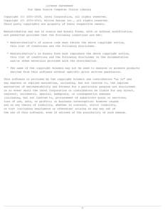 License Agreement For Open Source Computer Vision Library Copyright (C, Intel Corporation, all rights reserved. Copyright (C, Willow Garage Inc., all rights reserved. Third party copyrights are prop