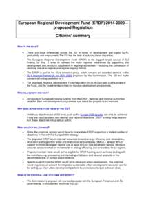 Citizens' summaries tool box