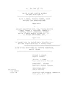 Nos[removed]; [removed]__________________________________________ UNITED STATES COURT OF APPEALS FOR THE THIRD CIRCUIT __________________________________________ ELYSE S. KLEIN, RICHARD KASTNER, DORIS