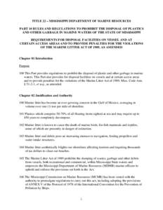 Microsoft Word - Title 22 Part 10 Marine Litter Act.doc