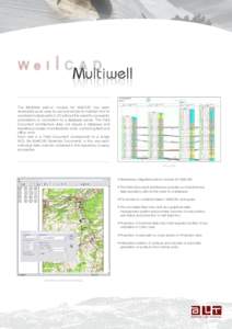 Multiwell The MultiWell add-on module for WellCAD has been developed as an easy to use and simple to maintain tool to correlate multiple wells in 2D without the need for a powerful workstation or connection to a database