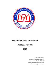            Wycliffe  Christian  School  