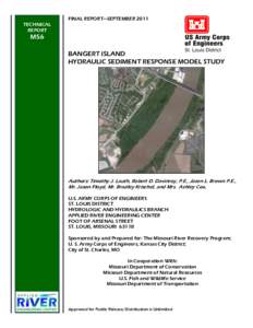 FINAL REPORT—SEPTEMBER 2011 TECHNICAL REPORT M56 BANGERT ISLAND