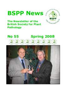 BSPP News The Newsletter of the British Society for Plant Pathology  No 55