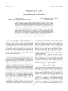 Psychological Review 2009, Vol. 116, No. 4, 971–985 © 2009 American Psychological Association 0033-295X/09/$12.00 DOI: [removed]a0017050