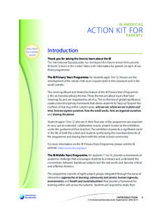 IB Americas  Action KitPafor rents education for a better