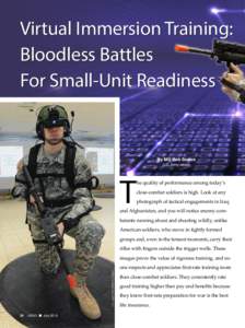 Virtual Immersion Training: Bloodless Battles For Small-Unit Readiness By MG Bob Scales U.S. Army retired