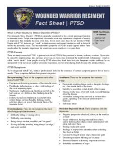 Released: Health3PTSD What is Post-traumatic Stress Disorder (PTSD)? Post-traumatic Stress Disorder (PTSD) is generally considered to be a severe prolonged reaction to traumatic stress. People who experienc