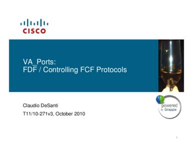 VA_Ports: FDF / Controlling FCF Protocols