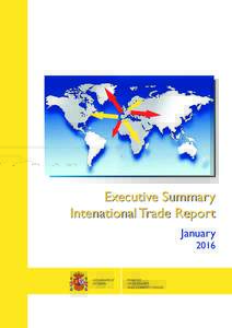 Executive Summary Intenational Trade Report JanuaryGOVERNMENT