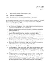 6JSC /ALA/2/Rev. December 15, 2011 page 1 of 8 To: