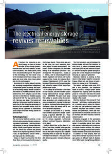 ENERGY STORAGE  MIGUEL PEREZ DE LEMA The electrical energy storage