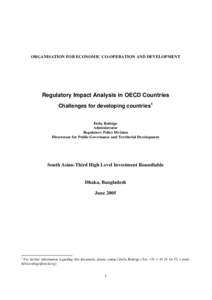 Microsoft Word - RIA in OECD countries _final version_.doc