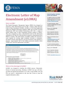 Electronic Letter of Map Amendment (eLOMA) General Inquiries, Technical Issues and Feedback