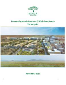Frequently Asked Questions (FAQs) about Konza Technopolis November