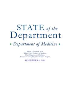 State of the Department Talk