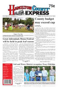 75¢ VOLUME 68: NUMBER 32 WEEK OF AUGUST 4-10, 2016  County budget