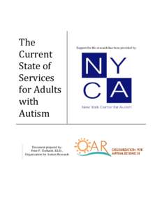 The Current State of Services for Adults with Autism