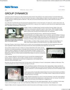 Group Dynamics  1 of 2 http://www.syracusenewtimes.com/newyork/print-article-6359-print.html