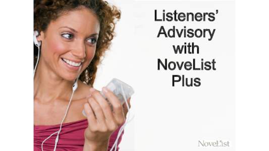 NoveList Focus Group Audiobooks in NoveList Plus