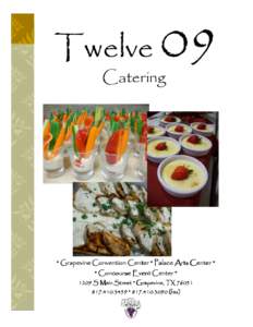 updated -Twelve 09 Catering Menu