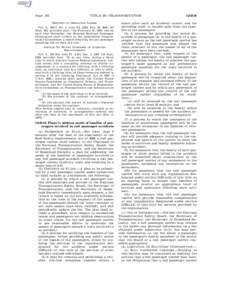 Page 501  TITLE 49—TRANSPORTATION REPORTS ON OPERATING LOSSES  Pub. L. 108–7, div. I, title III, § 350, Feb. 20, 2003, 117