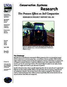 Tire Pressure Effects on Soil Compaction