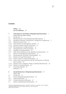 V  Contents Preface XIII List of Contributors XV 1