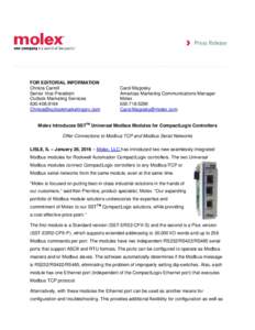 Molex-Optical QTL Cable Assemblies