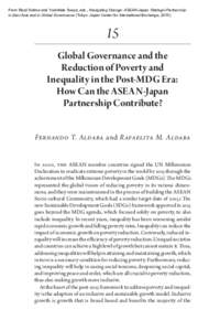 From Rizal Sukma and Yoshihide Soeya, eds., Navigating Change: ASEAN-Japan Strategic Partnership in East Asia and in Global Governance (Tokyo: Japan Center for International Exchange, Global Governance and the R