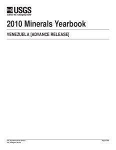 The Mineral Industry of Venezuela in 2010