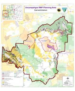 Colorado  Uncompahgre RMP Planning Area Coal and Uranium  Map Extent