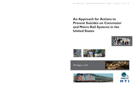 An Approach for Actions to Prevent Suicides on Commuter and Metro Rail Systems in the United States