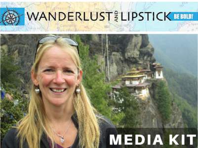 MEDIA KIT  Wanderlust and Lipstick Website ABOUT BETH