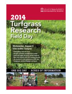 2014  Turfgrass Research Field Day