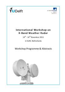 Abstract Title for the X-band Weather Radar Workshop