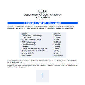 UCLA  Department of Ophthalmology