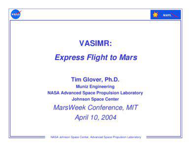 Microsoft PowerPoint - MarsWeekTGlover.ppt