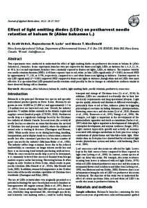 Journal  Journal of Applied Horticulture, 14(1): 13-17, 2012 Appl