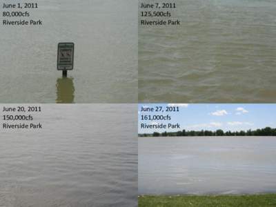 June 1, [removed],000cfs Riverside Park June 7, [removed],500cfs