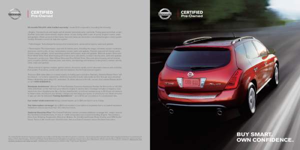 Nissan Certified Pre-Owned Vehicle Program Brochure | Nissan USA