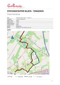 STATIONSSTAPPER BILZEN - TONGEREN Trajectwijziging Pad: Topogids: Pagina tekst: Pagina kaart: