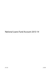 National Loans Fund AccountHC 416 £10.00