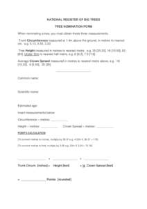 Microsoft Word - Tree Nomination Form  Oct[removed]docx