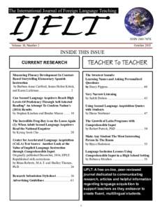 IJFLT  The International Journal of Foreign Language Teaching Volume 10, Number 2